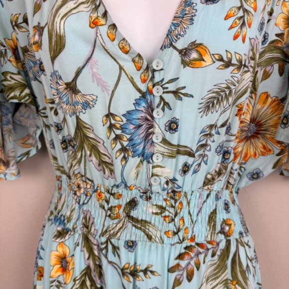 Abel the Label Floral Cottage Maxi Dress - Size Small - Picture 4 of 10